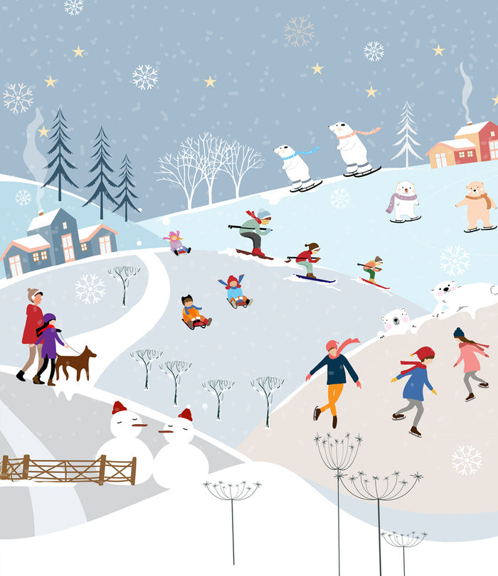 Winter Wonderland | 1-Car Garage Door Cover