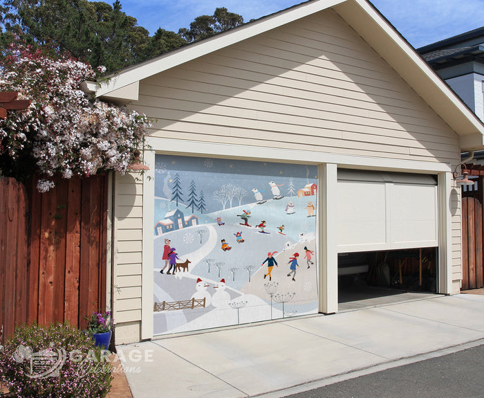 Winter Wonderland | 1-Car Garage Door Cover