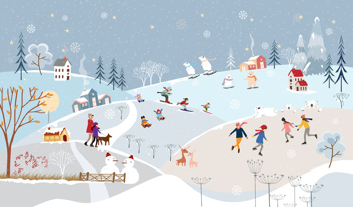 Winter Wonderland | 2-Car Garage Door Cover
