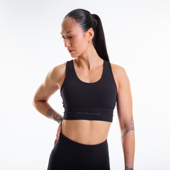 Women's Black Sports Bra