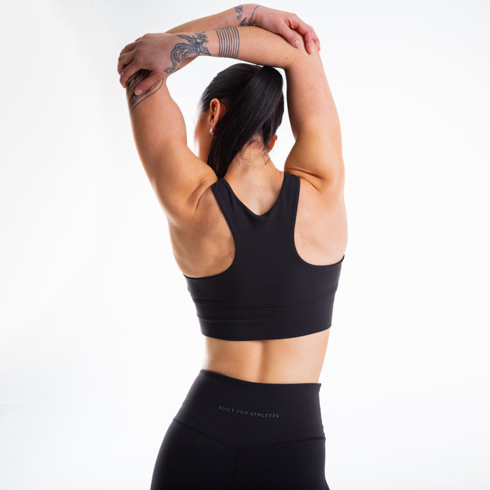 Women's Black Sports Bra