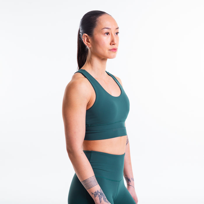 Women's Forest Green Sports Bra