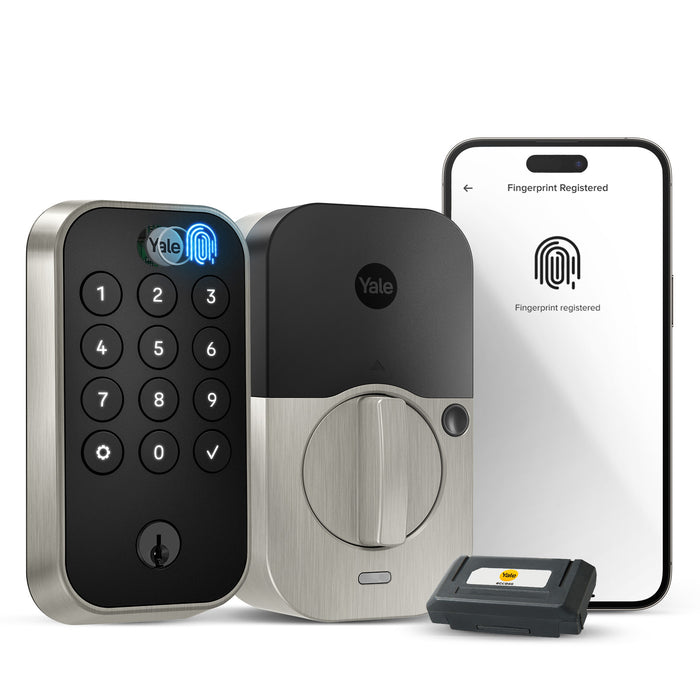 Yale Assure Lock 2 Deadbolt - Keypad + Fingerprint - Keyed - Bluetooth | YRD410-F-BLE
