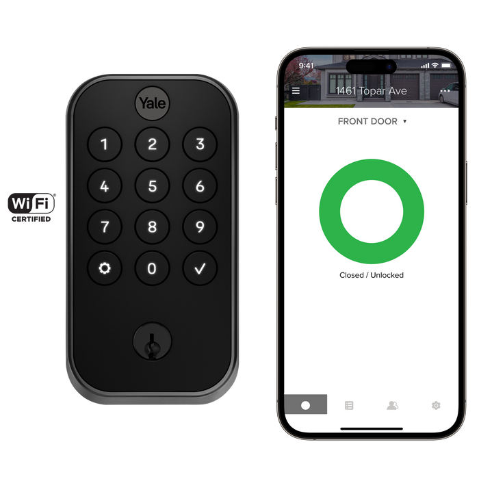 Marketing image of the Yale Pro 2 Keypad Deadbolt – Connected by August | YRD614-CB1